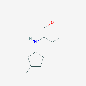 N-(1-methoxybutan-2-yl)-3-methylcyclopentan-1-amine