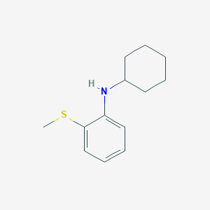 N-Cyclohexyl-2-(methylthio)aniline