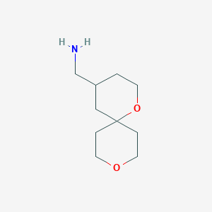 (1,9-Dioxaspiro[5.5]undecan-4-yl)methanamine