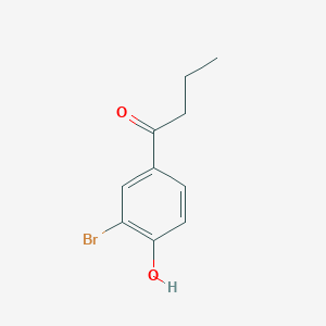 1-(3-Bromo-4-hydroxyphenyl)butan-1-one