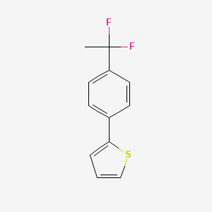 2-(4-(1,1-Difluoroethyl)phenyl)thiophene