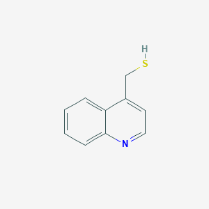 molecular formula C10H9NS B13326856 Quinolin-4-ylmethanethiol 