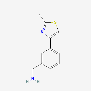 (3-(2-Methylthiazol-4-yl)phenyl)methanamine