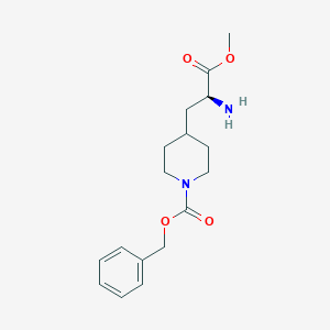 Benzyl (S)-4-(2-amino-3-methoxy-3-oxopropyl)piperidine-1-carboxylate