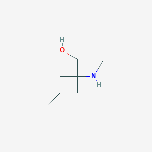 (3-Methyl-1-(methylamino)cyclobutyl)methanol