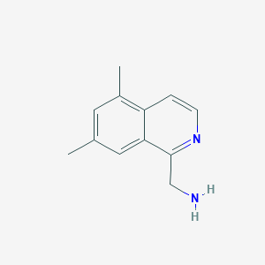 (5,7-Dimethylisoquinolin-1-yl)methanamine