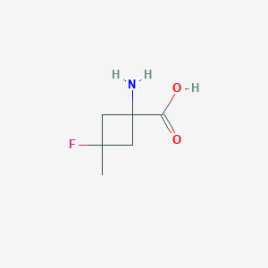 1-Amino-3-fluoro-3-methylcyclobutane-1-carboxylic acid