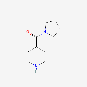 molecular formula C10H18N2O B1332706 哌啶-4-基(吡咯烷-1-基)甲酮 CAS No. 35090-95-0
