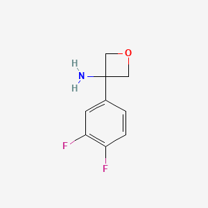 3-(3,4-Difluorophenyl)oxetan-3-amine