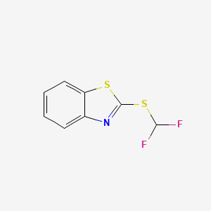 B1332709 2-[(Difluoromethyl)sulfanyl]-1,3-benzothiazole CAS No. 943-08-8