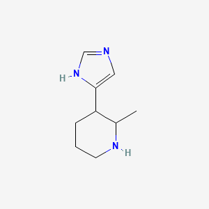 3-(1H-imidazol-5-yl)-2-methylpiperidine