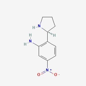 (S)-5-Nitro-2-(pyrrolidin-2-yl)aniline