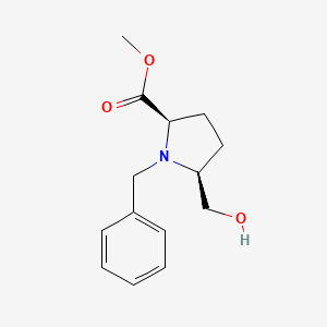 Methyl (2R,5S)-1-benzyl-5-(hydroxymethyl)pyrrolidine-2-carboxylate