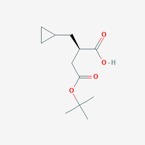 (R)-4-(tert-Butoxy)-2-(cyclopropylmethyl)-4-oxobutanoic acid