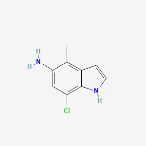 7-chloro-4-methyl-1H-indol-5-amine