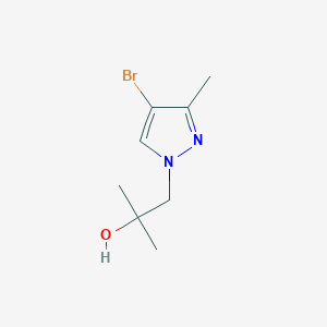 1-(4-Bromo-3-methyl-1H-pyrazol-1-yl)-2-methylpropan-2-ol