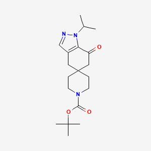 Tert-butyl 1-isopropyl-7-oxo-1,4,6,7-tetrahydrospiro[indazole-5,4'-piperidine]-1'-carboxylate