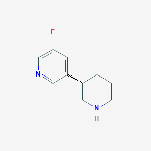 (S)-3-Fluoro-5-(piperidin-3-yl)pyridine