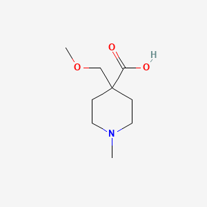 4-(Methoxymethyl)-1-methylpiperidine-4-carboxylic acid