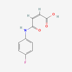 molecular formula C10H8FNO3 B1332729 N-(4-氟苯基)马来酰胺酸 CAS No. 780-05-2