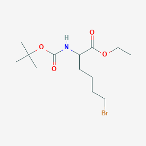 Ethyl 6-bromo-2-((tert-butoxycarbonyl)amino)hexanoate