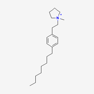 1-Methyl-1-(4-octylphenethyl)pyrrolidin-1-ium