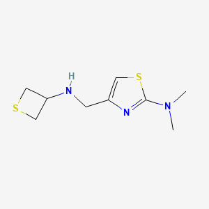 N,N-Dimethyl-4-((thietan-3-ylamino)methyl)thiazol-2-amine