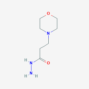 molecular formula C7H15N3O2 B1332746 3-吗啉-4-基丙烷酰肼 CAS No. 59737-33-6