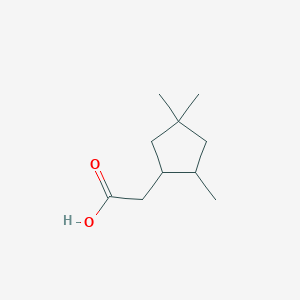 2-(2,4,4-Trimethylcyclopentyl)acetic acid