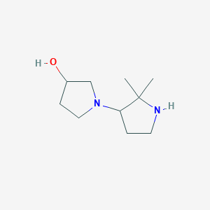 2',2'-Dimethyl-[1,3'-bipyrrolidin]-3-ol