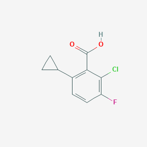 2-Chloro-6-cyclopropyl-3-fluorobenzoic acid