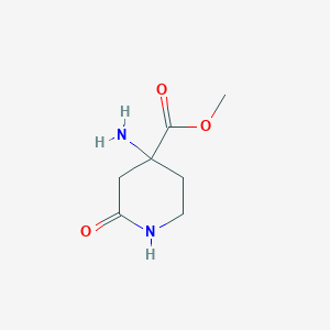 Methyl 4-amino-2-oxopiperidine-4-carboxylate