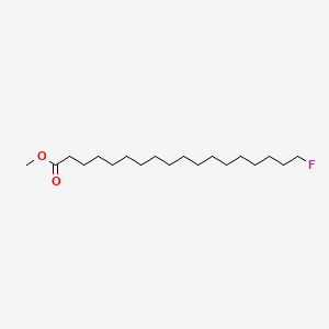 molecular formula C19H37FO2 B13327537 Methyl 18-fluorooctadecanoate CAS No. 463-29-6