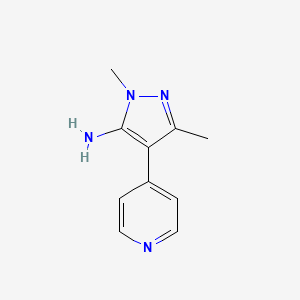 1,3-Dimethyl-4-(pyridin-4-YL)-1H-pyrazol-5-amine