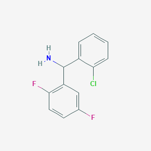 (2-Chlorophenyl)(2,5-difluorophenyl)methanamine