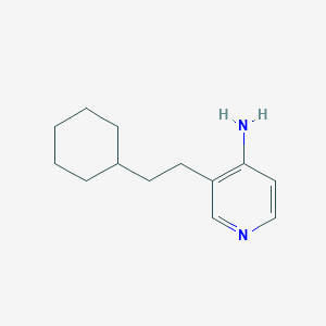 3-(2-Cyclohexylethyl)pyridin-4-amine