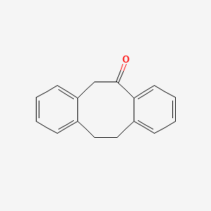 molecular formula C16H14O B13327579 11,12-Dihydrodibenzo[a,e]cycloocten-5(6H)-one 