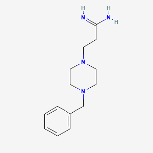 3-(4-Benzylpiperazin-1-yl)propanimidamide