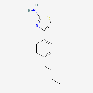 B1332759 4-(4-Butylphenyl)-1,3-thiazol-2-amine CAS No. 350997-72-7