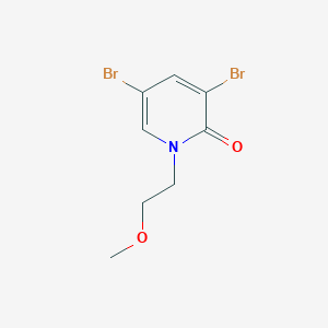 3,5-Dibromo-1-(2-methoxyethyl)pyridin-2(1H)-one