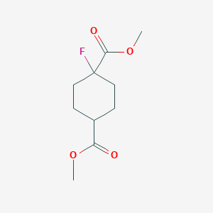 Dimethyl 1-fluorocyclohexane-1,4-dicarboxylate