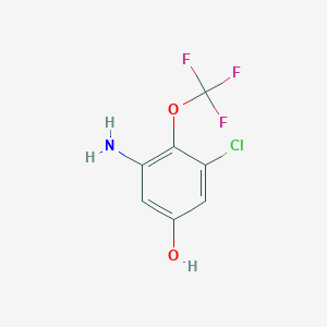 3-Amino-5-chloro-4-(trifluoromethoxy)phenol