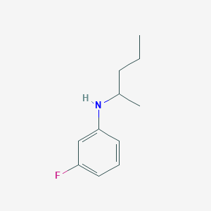 3-fluoro-N-(pentan-2-yl)aniline