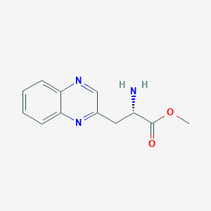 Methyl (S)-2-amino-3-(quinoxalin-2-yl)propanoate