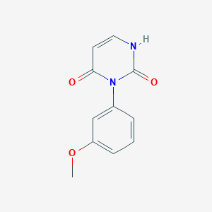 3-(3-methoxyphenyl)pyrimidine-2,4(1H,3H)-dione