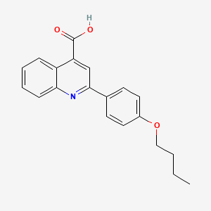 B1332780 2-(4-Butoxyphenyl)quinoline-4-carboxylic acid CAS No. 51842-70-7