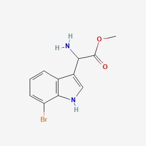 Methyl 2-amino-2-(7-bromo-1H-indol-3-yl)acetate