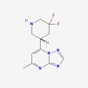 (S)-7-(5,5-Difluoropiperidin-3-yl)-5-methyl-[1,2,4]triazolo[1,5-a]pyrimidine