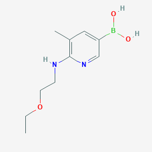 (6-((2-Ethoxyethyl)amino)-5-methylpyridin-3-yl)boronic acid