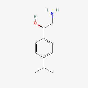 (1S)-2-Amino-1-[4-(propan-2-yl)phenyl]ethan-1-ol